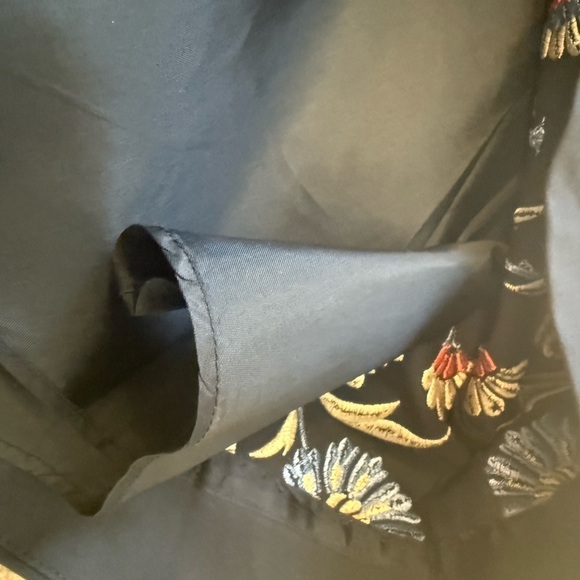 Moulinette Soeurs (Anthropologie) size 2 NWOT Navy Floral Embroidered Mini Dress - Picture 14 of 16